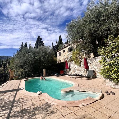 Entre Nice Et Monaco Grande Villa Avec Piscine Privee 12 Personnes Drap Kültér fotó