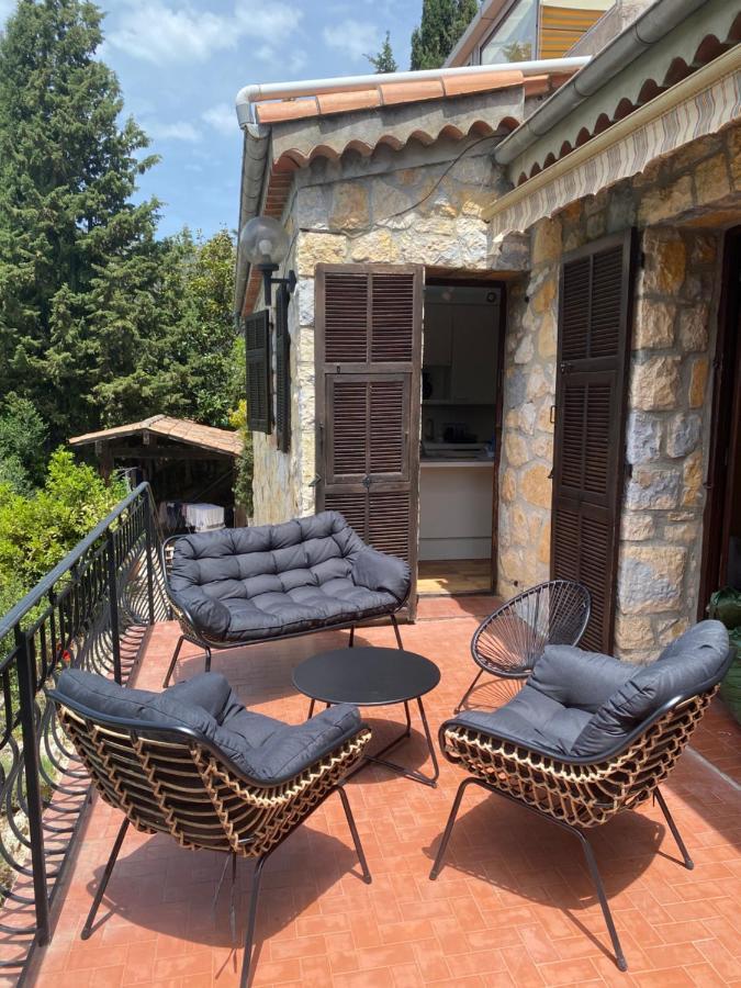 Entre Nice Et Monaco Grande Villa Avec Piscine Privee 12 Personnes Drap Kültér fotó