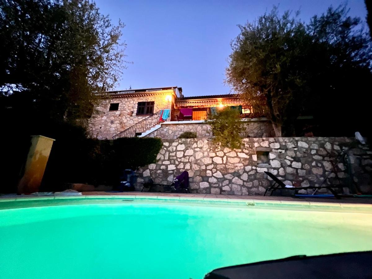 Entre Nice Et Monaco Grande Villa Avec Piscine Privee 12 Personnes Drap Kültér fotó