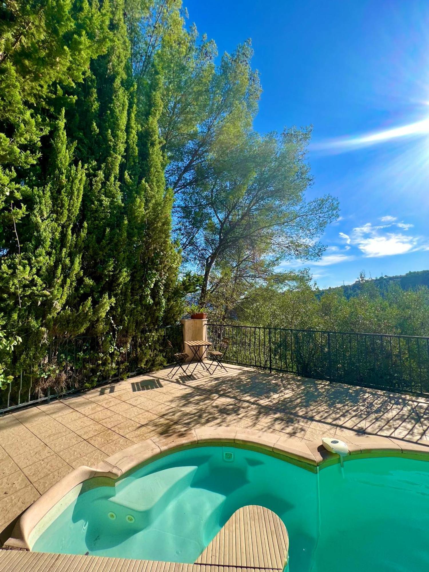Entre Nice Et Monaco Grande Villa Avec Piscine Privee 12 Personnes Drap Kültér fotó